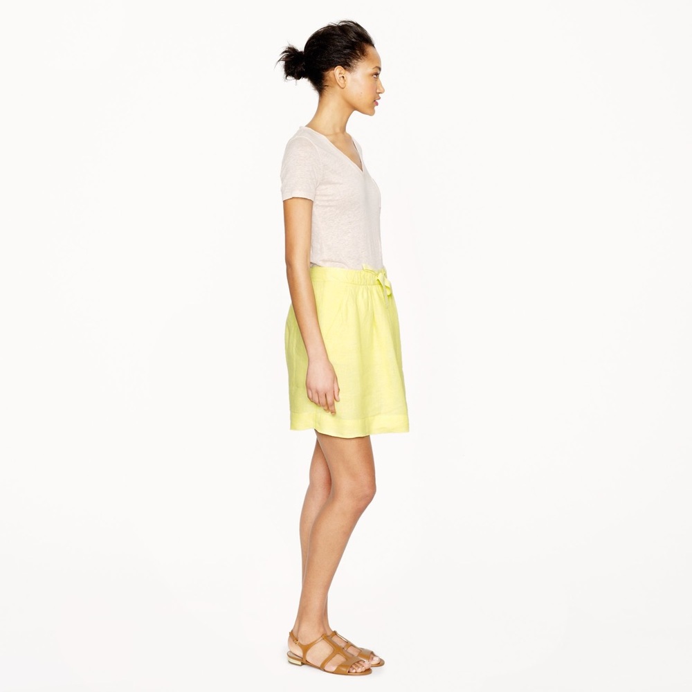 JCrew Boardwalk Linen Skirt. 100% linen